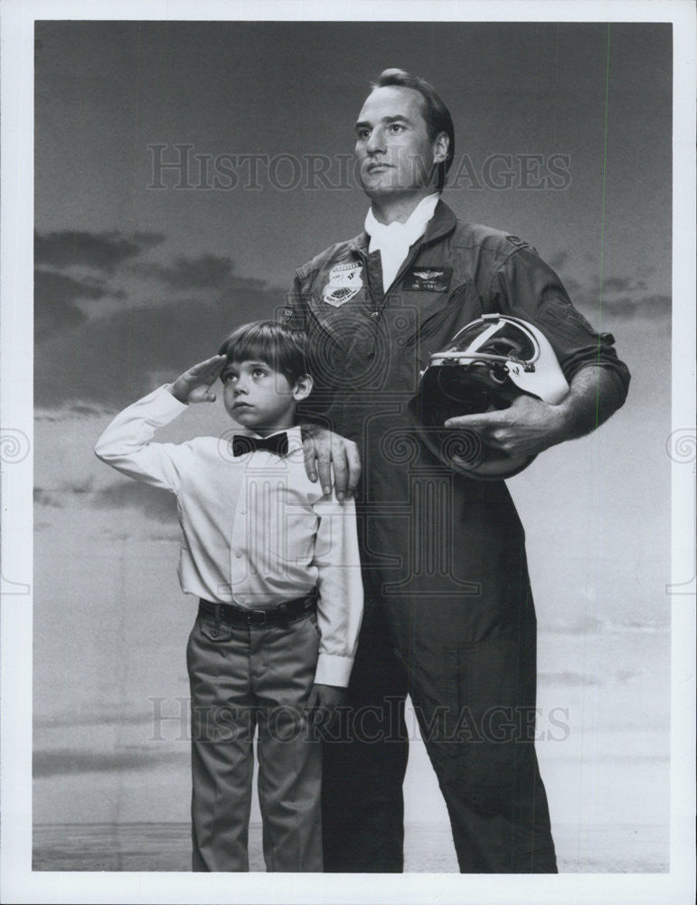 Press Photo Air Force Pilot - Historic Images