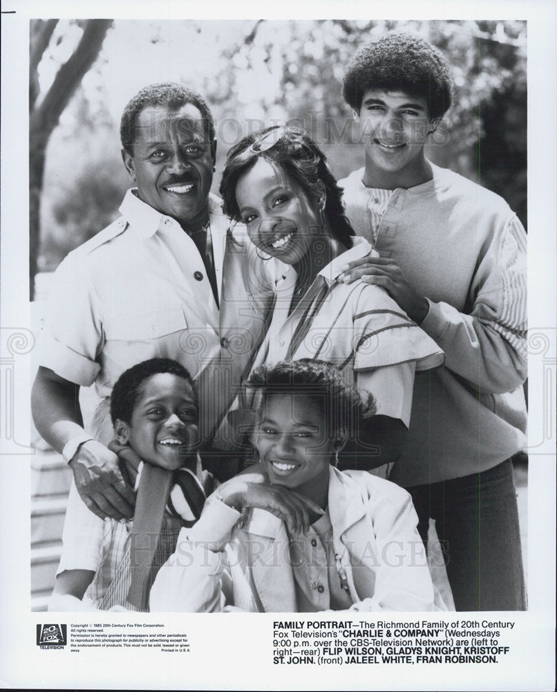 Press Photo Flip Wilso, Gladys Knight, Kristoff St John, Jaleel White - Historic Images