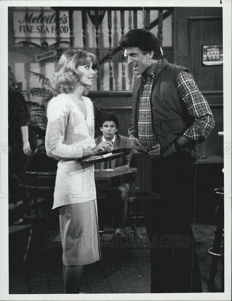 1984 Press Photo Ted Danson Actor Shelley Long Actress Cheers Television Comedy - Historic Images