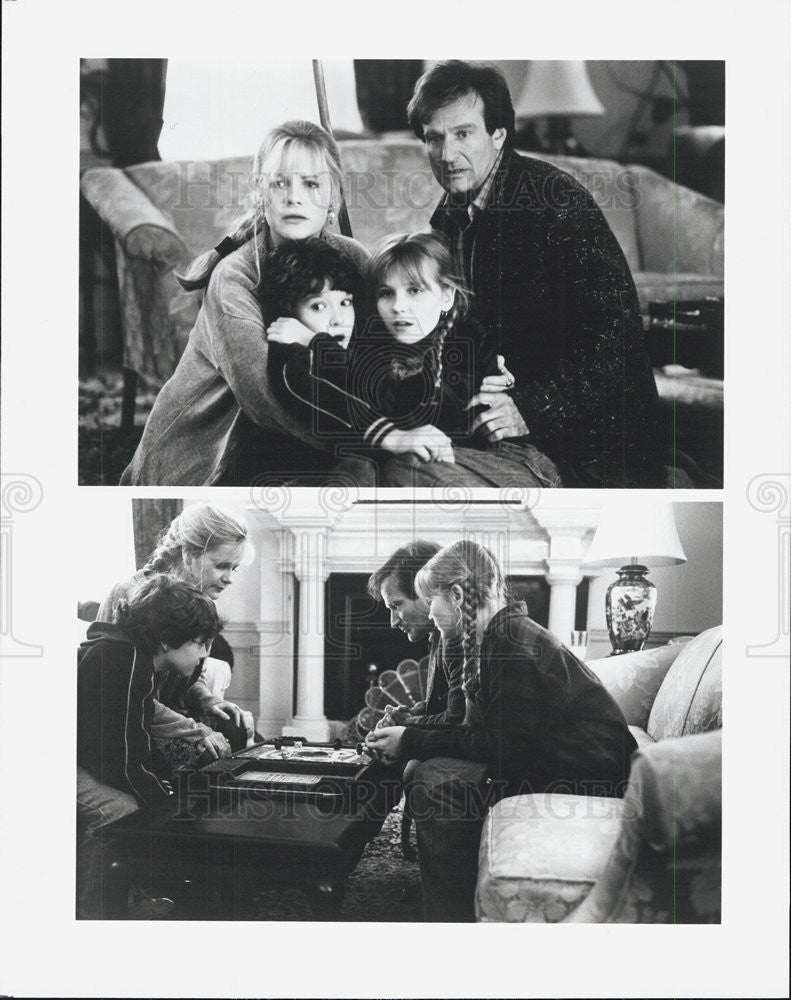 Press Photo Robin Williams Kirsten Dunst Bonnie Hunt Bradley Pierce Actors - Historic Images