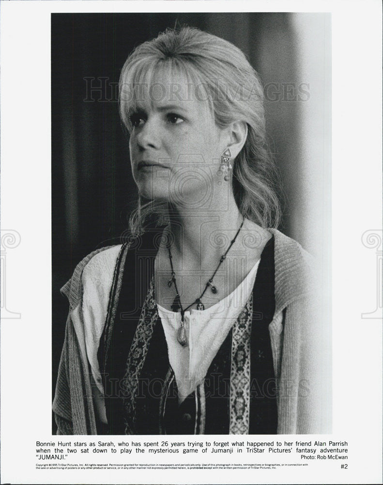 1995 Press Photo Bonnie Hunt Actress Jumanji - Historic Images