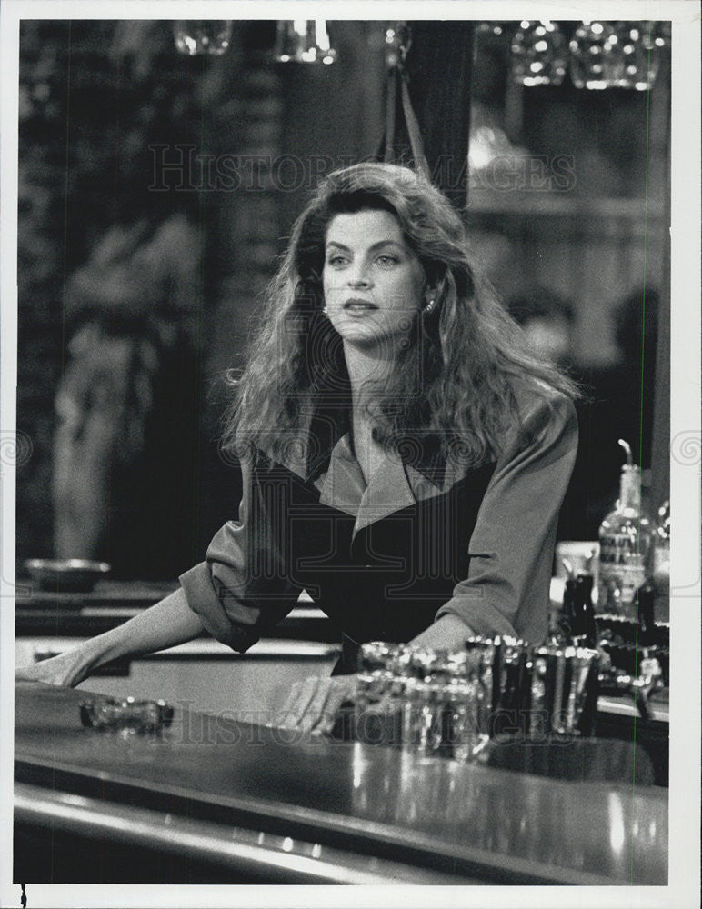 1987 Press Photo Kirstie Alley Actress Cheers - Historic Images