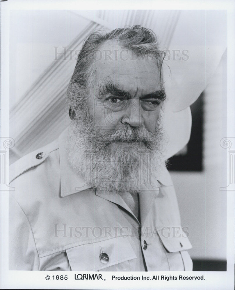 1985 Press Photo Jack Elam Actor Detective In The House - Historic Images