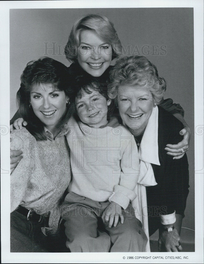 1986 Press Photo Cast of &quot;The Ellen Burstyn Show&quot; - Historic Images