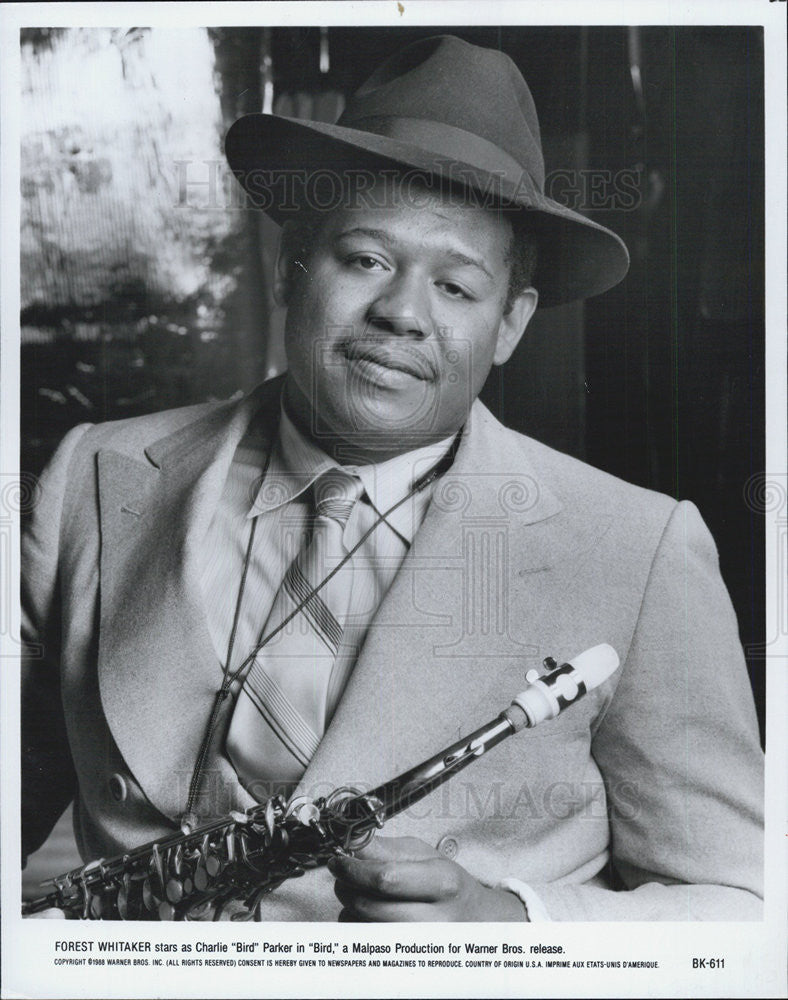 1994 Press Photo Forest Whitaker Actor Bird - Historic Images