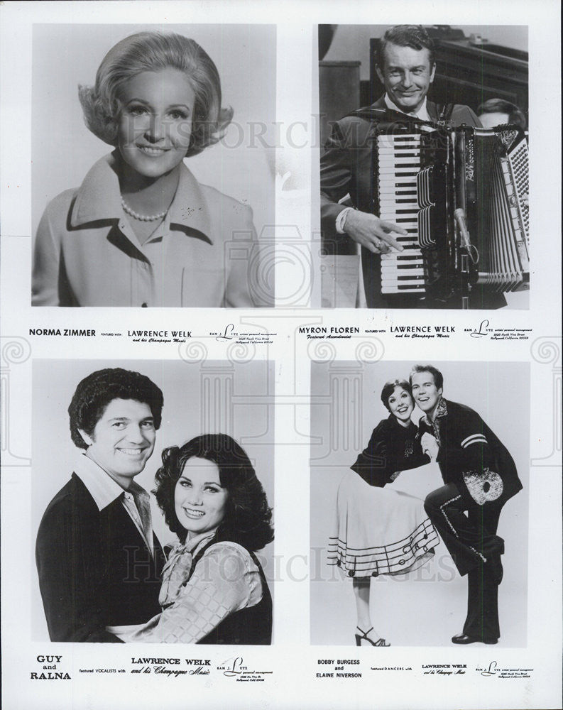 1981 Press Photo Stars from &quot;The Lawrence Welk Show&quot; - Historic Images