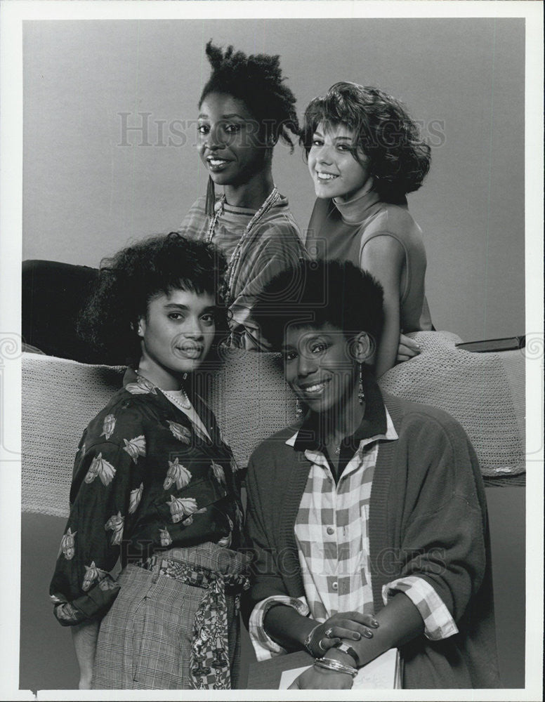 1987 Press Photo Cast of &quot;A Different World&quot; - Historic Images