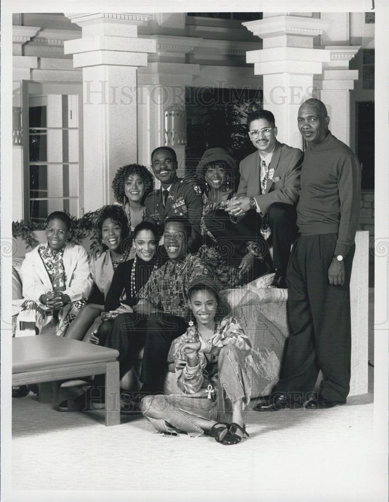 1991 Press Photo Corey Tyler Dawnn Lewis Jasmine Guy Kadeem Hardison Jada - Historic Images