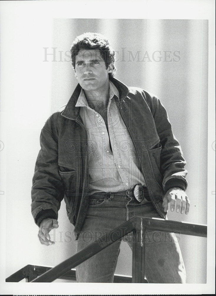 1986 Press Photo Michael Nouri Actor Downtown Television Series - Historic Images