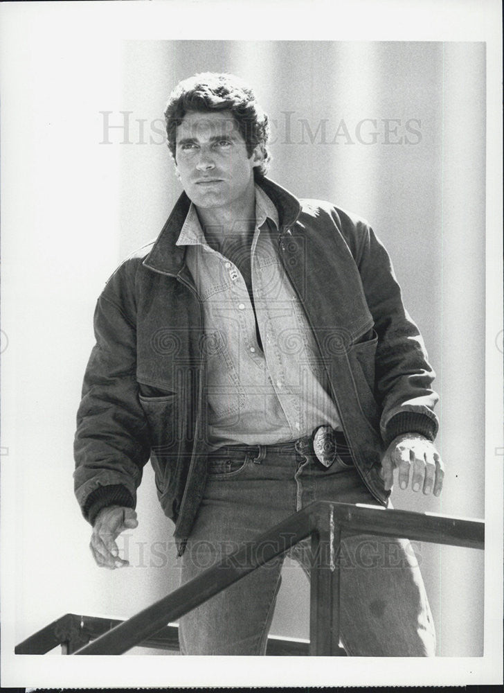 1986 Press Photo Michael Nouri Actor Downtown Television Drama Series - Historic Images