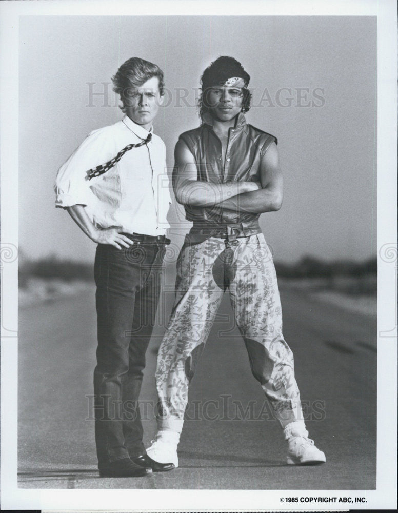 1985 Press Photo Nicholas Campbell Stoney Jackson THE INSIDERS - Historic Images