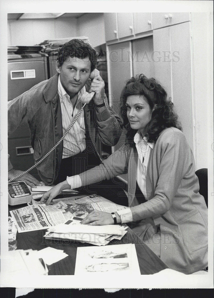 1985 Press Photo Victor Garber Actor Shanna Reed Actress I Had Three Wives - Historic Images