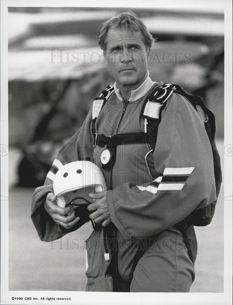 1990 Press Photo Gil Gerard Actor E.A.R.T.H Force - Historic Images