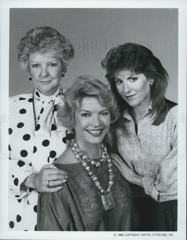 1986 Press Photo Elaine Stritch Ellen Burstyn THE ELLEN BURSTYN SHOW - Historic Images