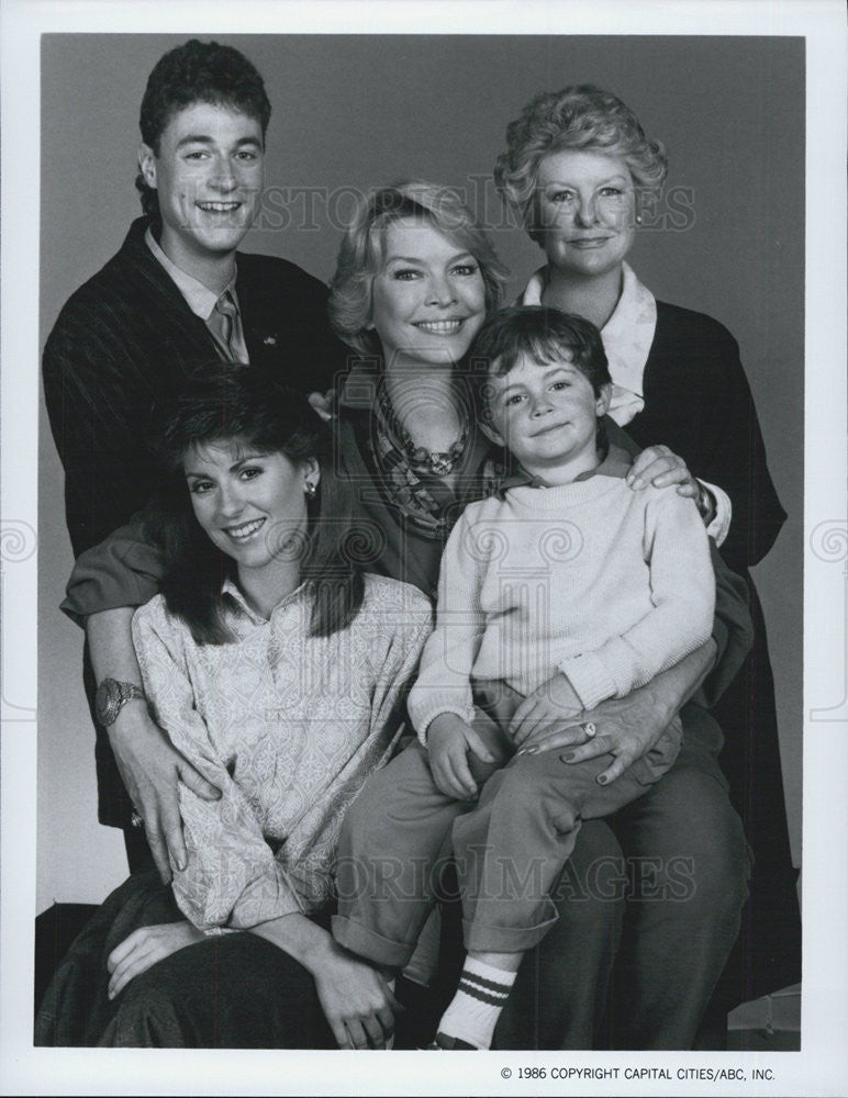 1986 Press Photo Ellen Burstyn Elaine Stritch Jesse Tendler MEgan Mullally Barry - Historic Images