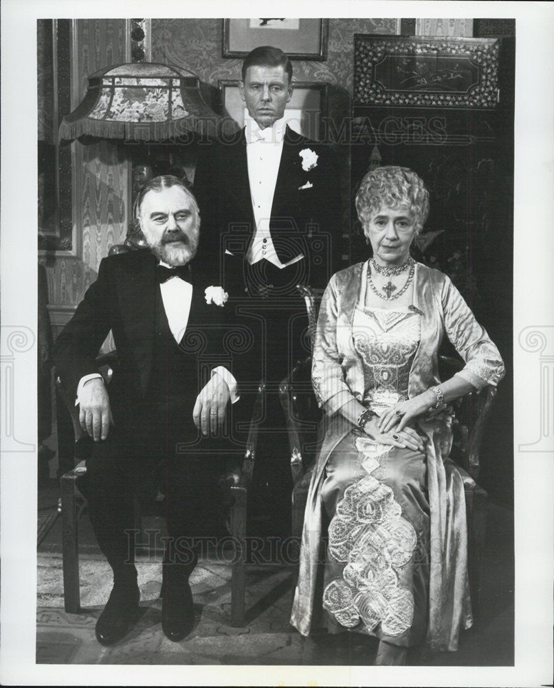 Press Photo Dame Peggy Ashcroft Marius Goring Edward Fox EDWARD AND MRS SIMPSON - Historic Images