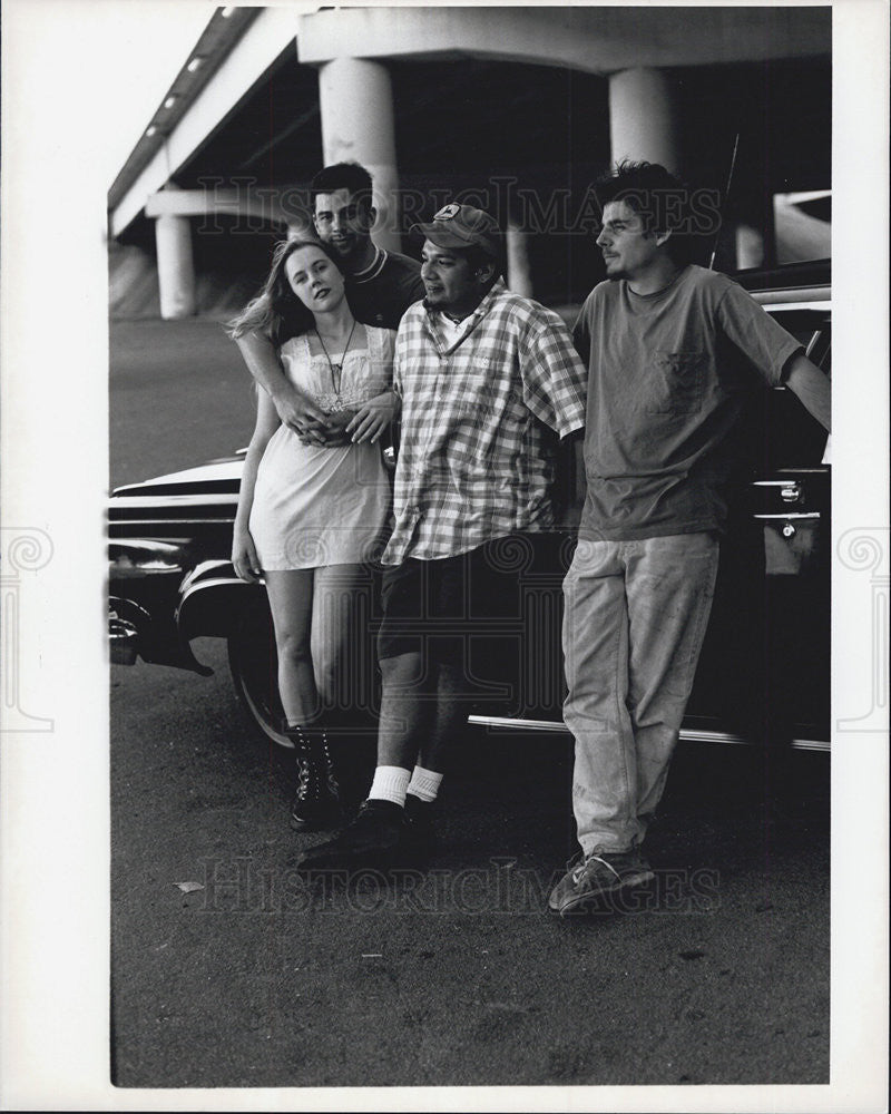 1996 Press Photo Allison Sparks David Dart Loren Guerra Felia Speer Actors High - Historic Images