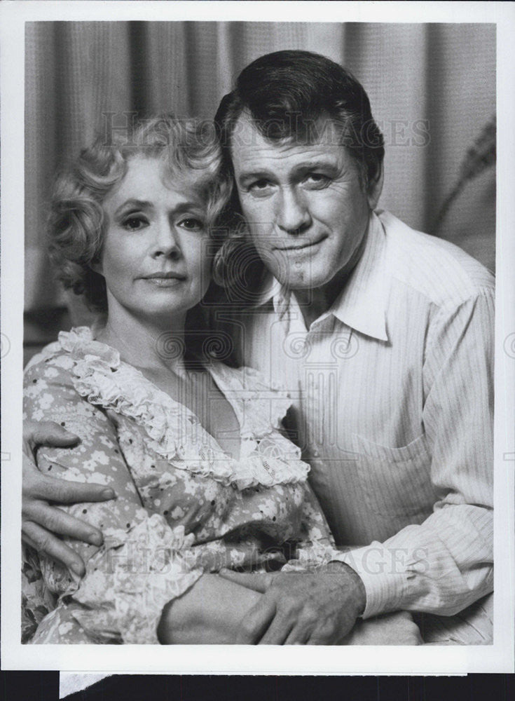 Press Photo Piper Laurie Earl Holliman The Thorn Birds Actors - Historic Images