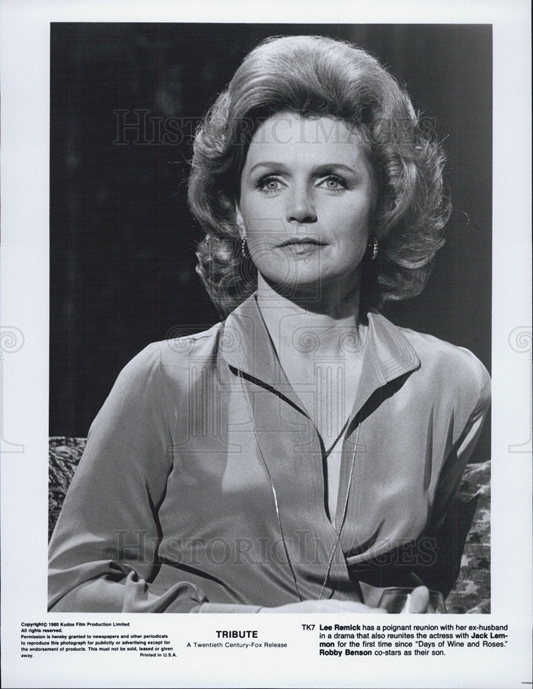 1980 Press Photo Lee Remick Jack Lemmon Days of Wine and Roses - Historic Images