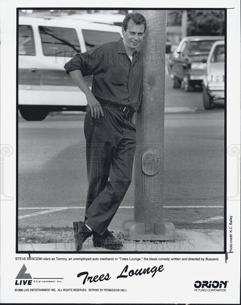 1996 Press Photo Steve Buscemi Actor Trees Lounge - Historic Images