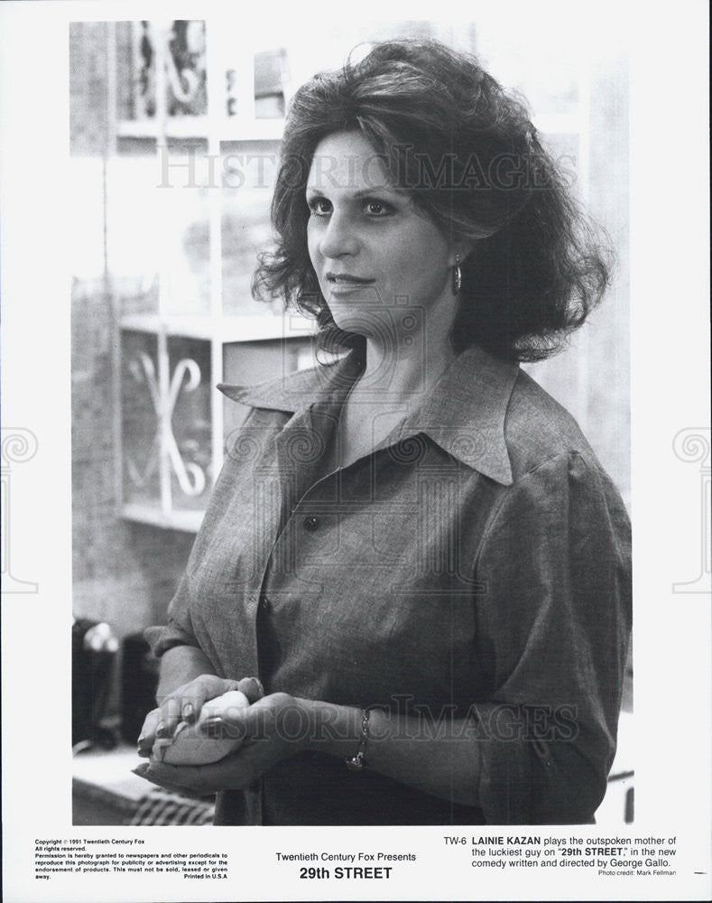 1991 Press Photo Lanie Kazan in "29th Street" - Historic Images