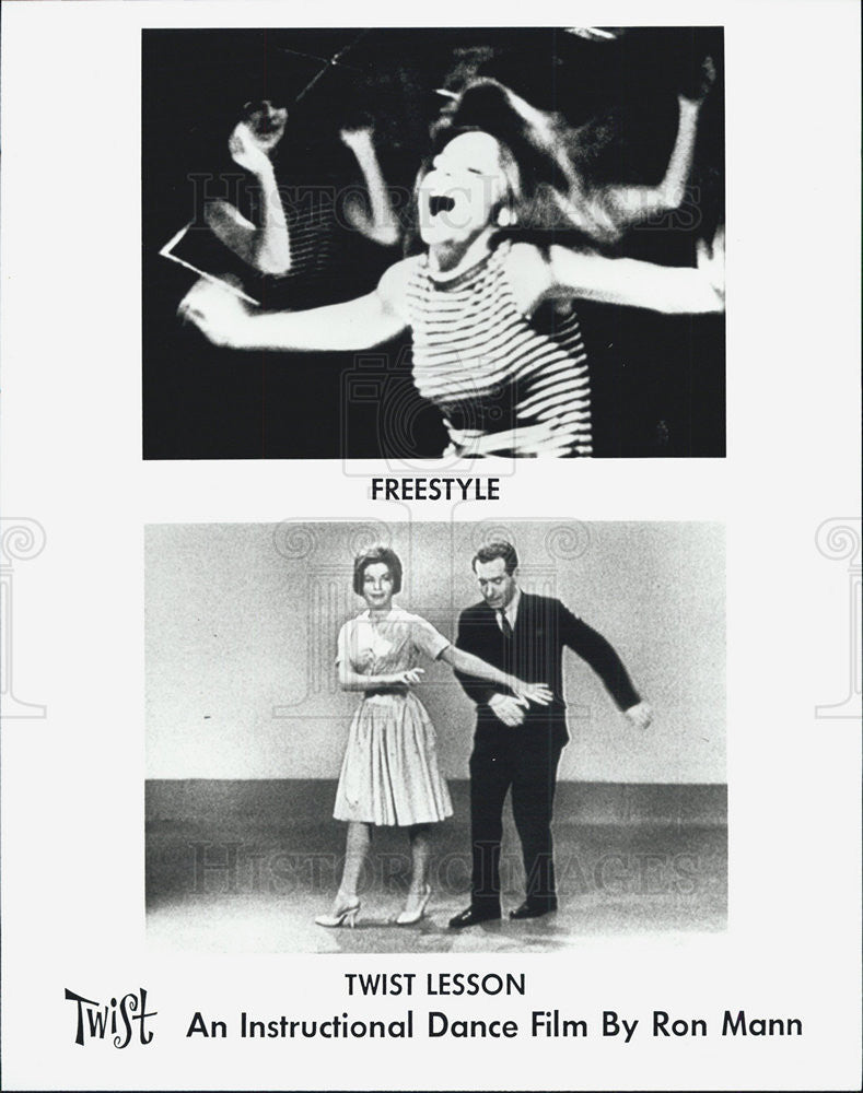 Press Photo Freestyle Scene Instructional Dance Film Twist - Historic Images