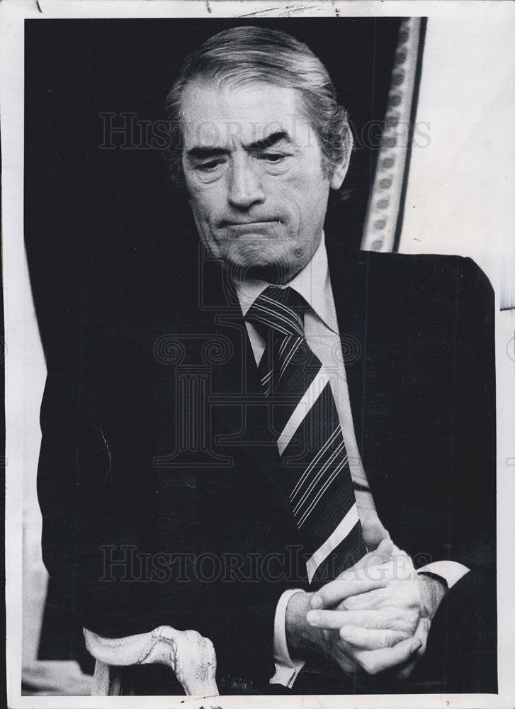 1987 Press Photo producer Gregory Peck - Historic Images