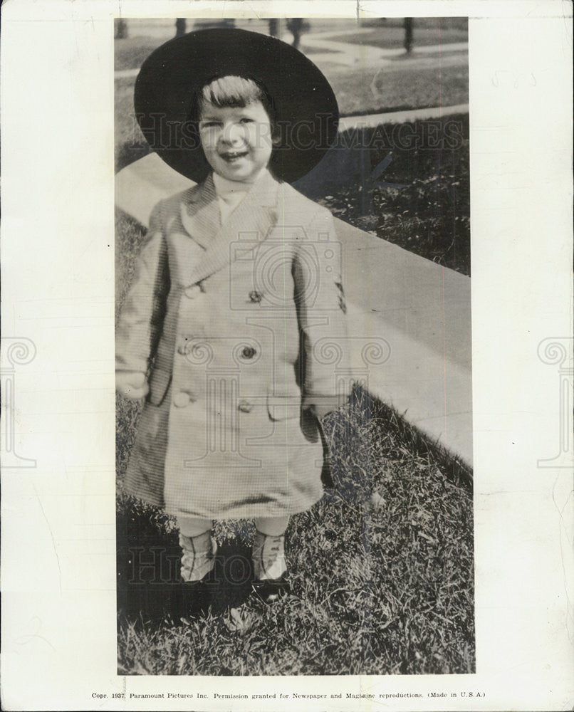 1938 Press Photo Frederick MacMurray Actor As Child - Historic Images