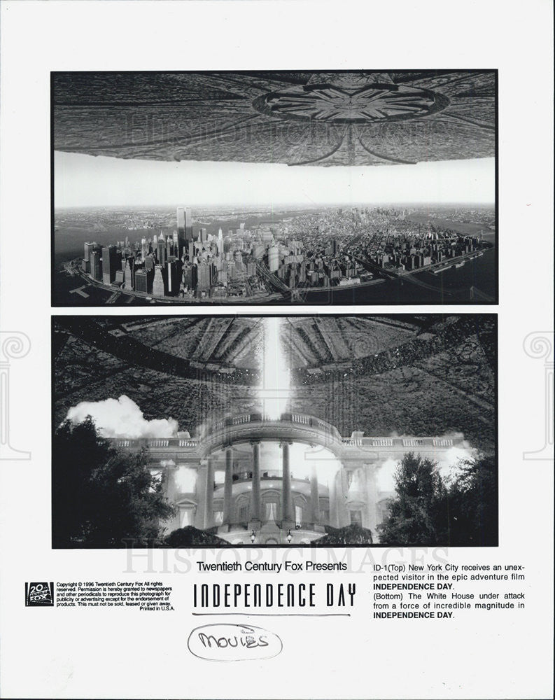 1996 Press Photo &quot;Independence Day&quot; - Historic Images