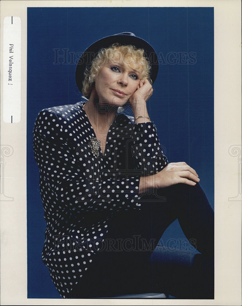 1989 Press Photo Actress Elke Sommer - Historic Images