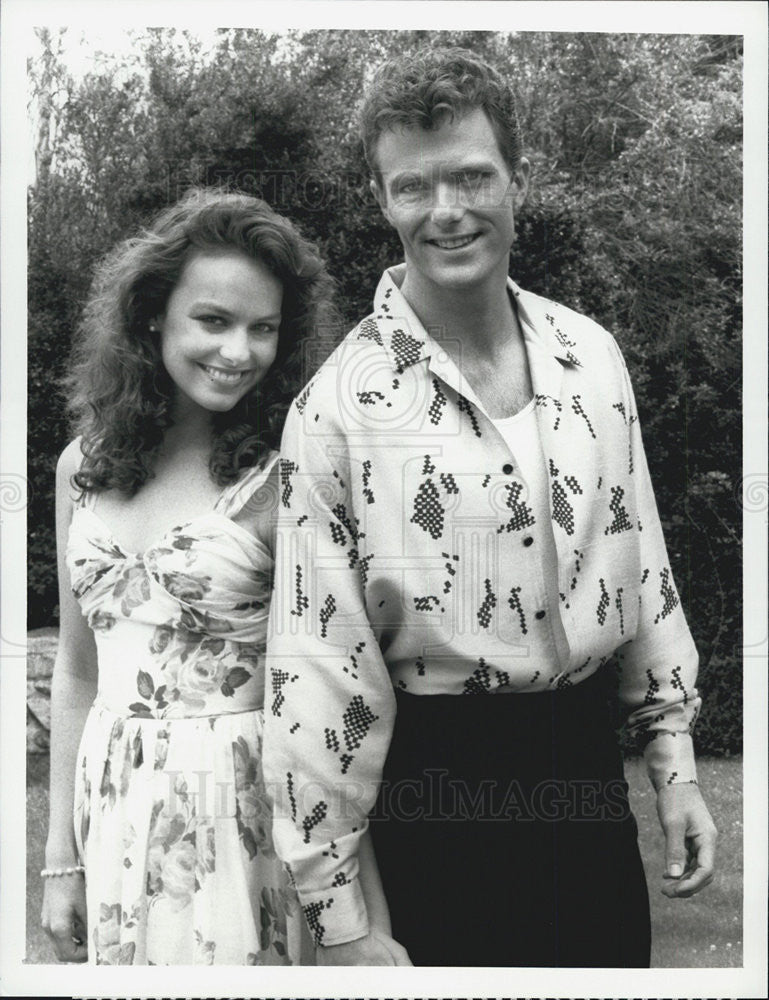 Press Photo Melora Hardin Patrick Cassidy Actors Dirty Dancing - Historic Images