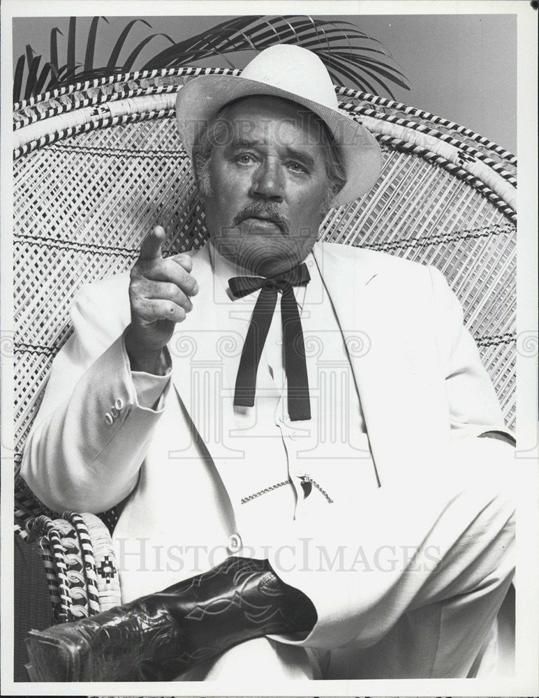 Press Photo Howard Duff Actor Flamingo Road - Historic Images