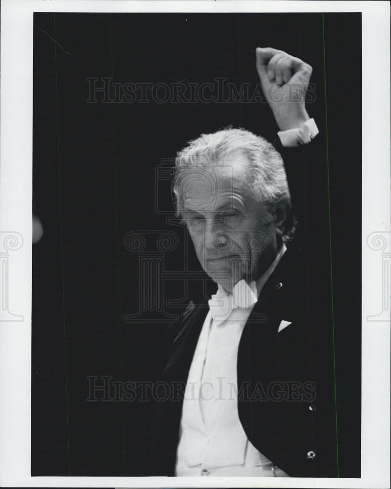 Press Photo Antal Dorati Conductor Detroit Symphony Orchestra - Historic Images
