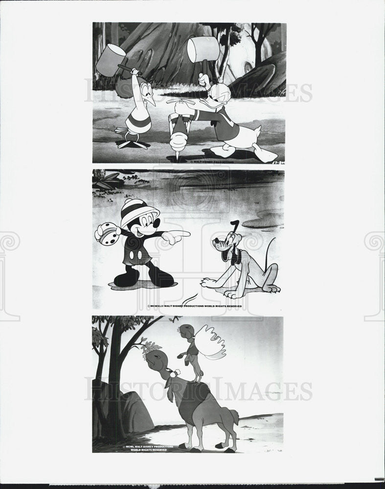 1981 Press Photo Scenes Animated Walt Disney Company - Historic Images