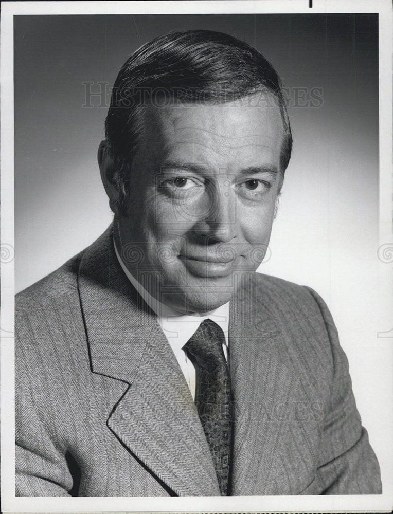 Press Photo Broadcaster Hugh Downs in &quot;Today&quot; - Historic Images