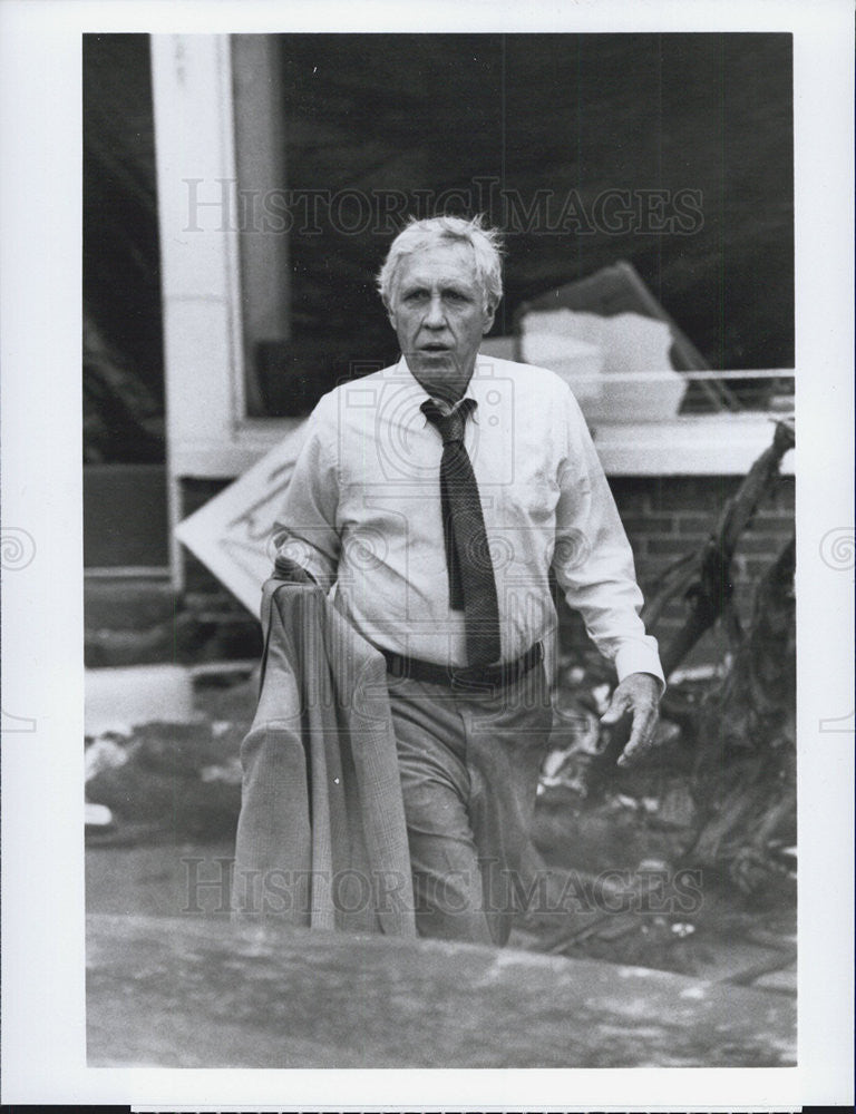 1983 Press Photo Actor Jason Robards Stars In ABC Theatre Movie The Day After - Historic Images