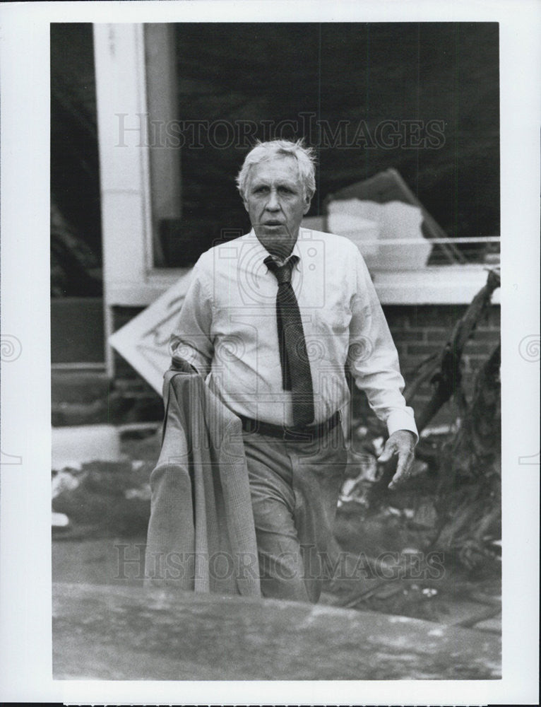 1983 Press Photo Actor Jason Robards Stars In ABC Television Movie The Day After - Historic Images