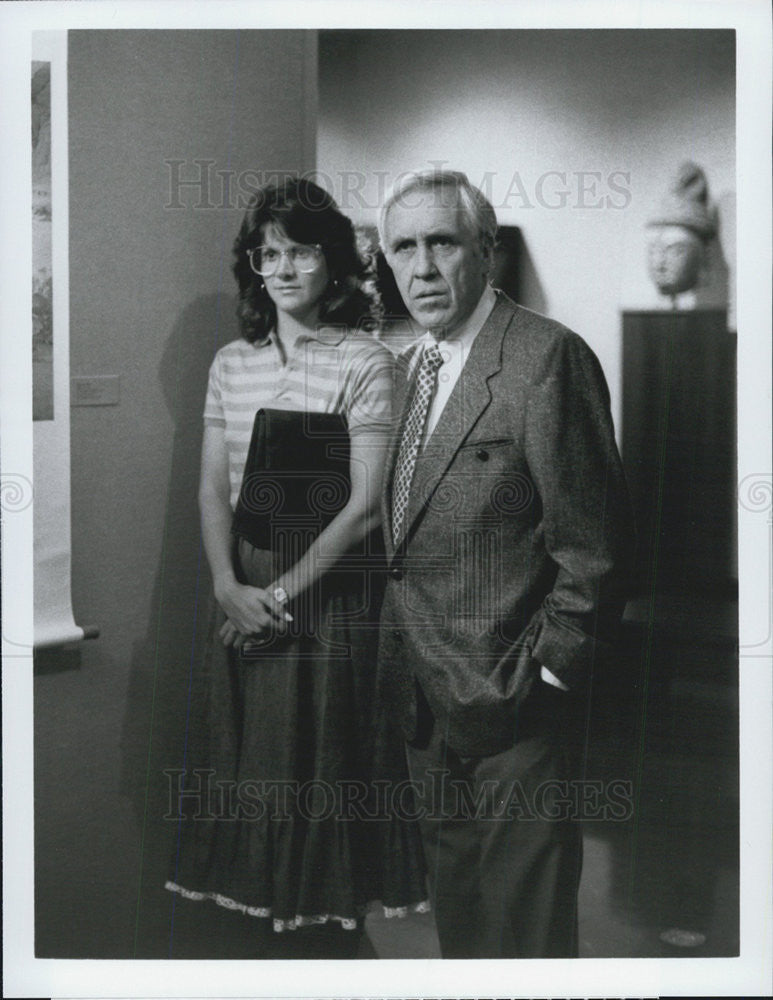 1983 Press Photo Kyle Aletter &amp; Jason Robards star in &quot;The Day After&quot; - Historic Images