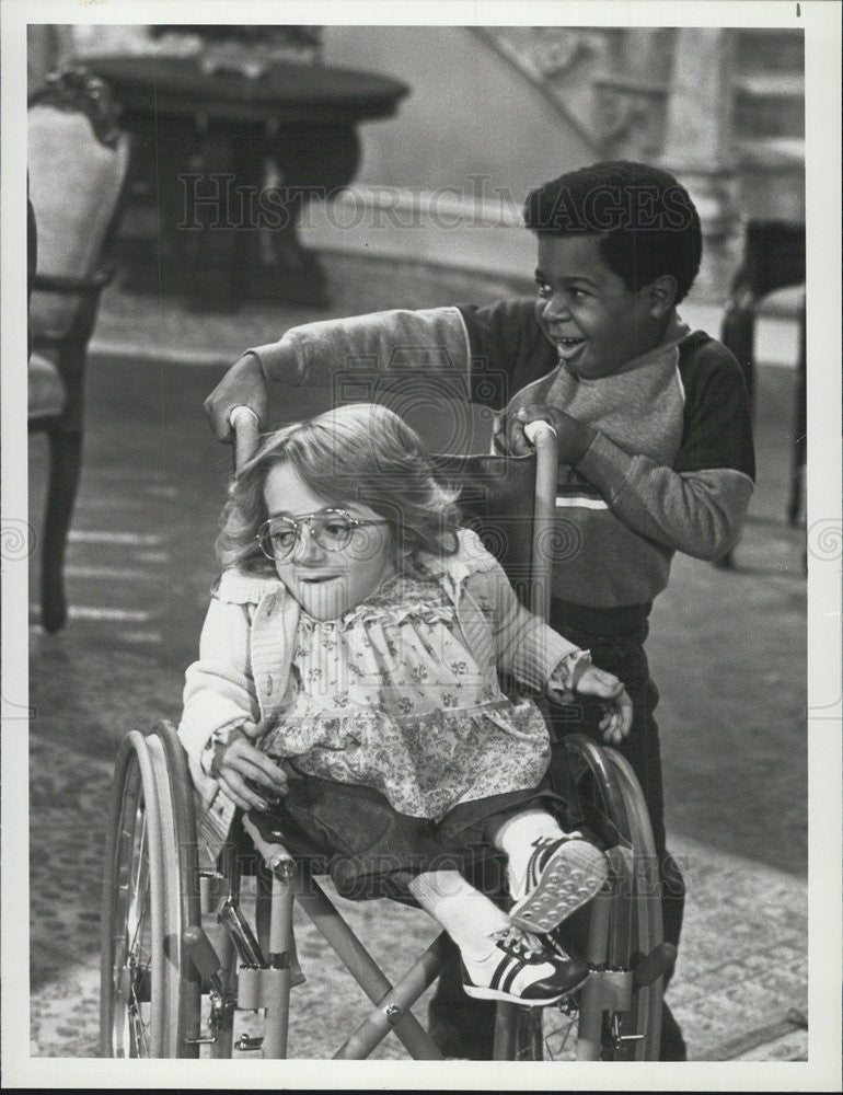 1981 Press Photo Gary Coleman Melanie Watson DIFF&#39;RENT STROKES - Historic Images