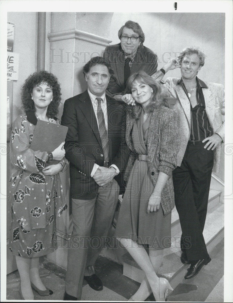 1988 Press Photo Jane Carr Judd Hirsch Harry Groener Isabella Hofmann Jere Burns - Historic Images