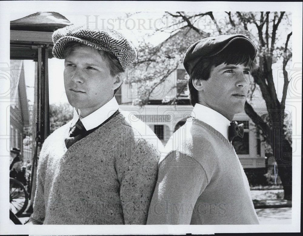 Press Photo Sam Bottoms Actor Hart Bochner John Steinbeck&#39;s East Eden Novel - Historic Images