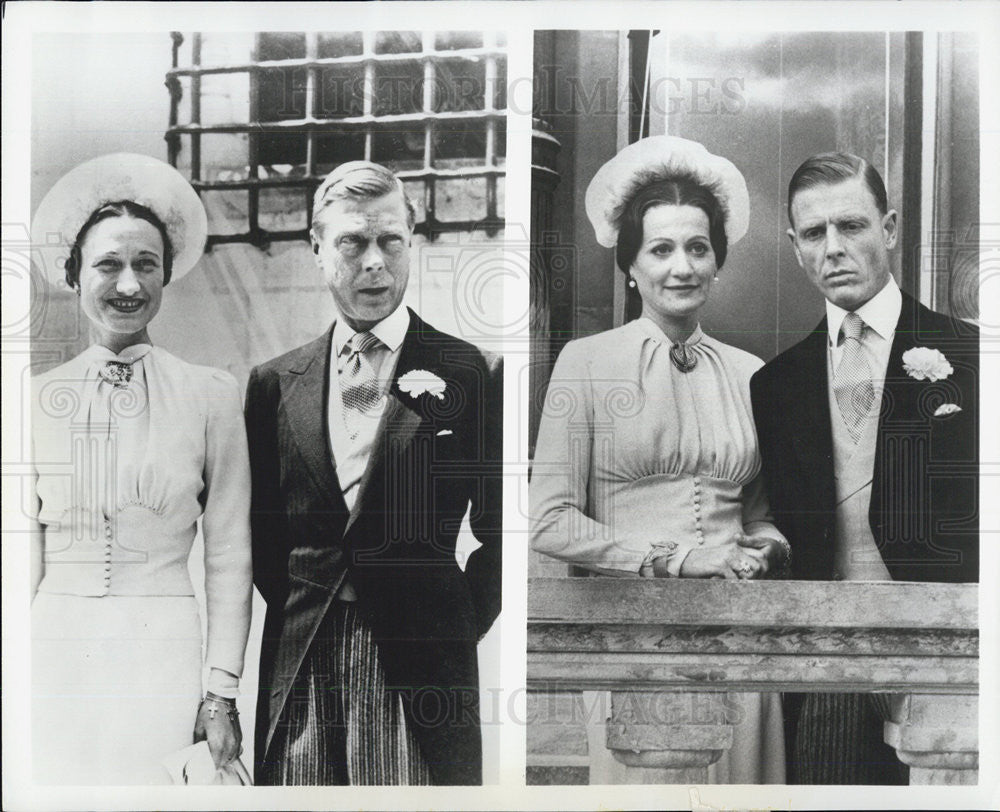 Press Photo Edward Fox Cynthia Harris Duke Windsor - Historic Images