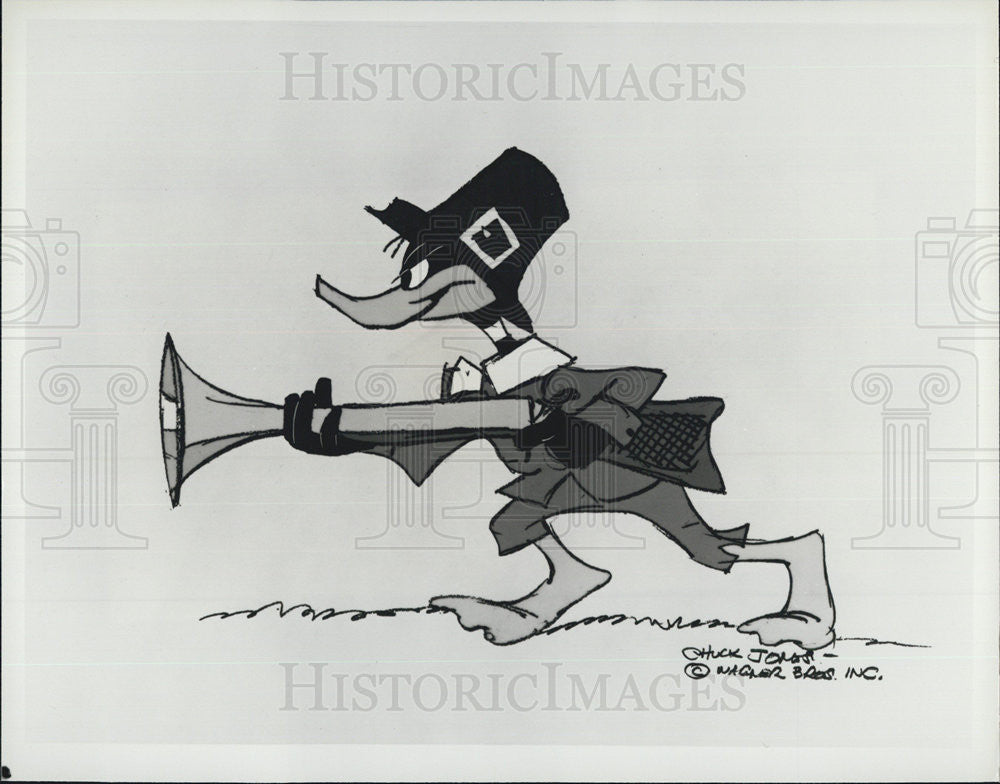 Press Photo Daffy Duck Scene Thanks-For-Giving Special - Historic Images