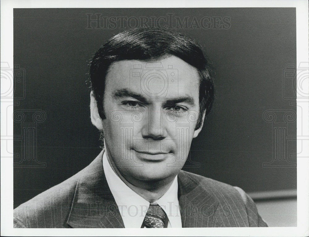 1975 Press Photo Sam Donaldson Correspondent - Historic Images