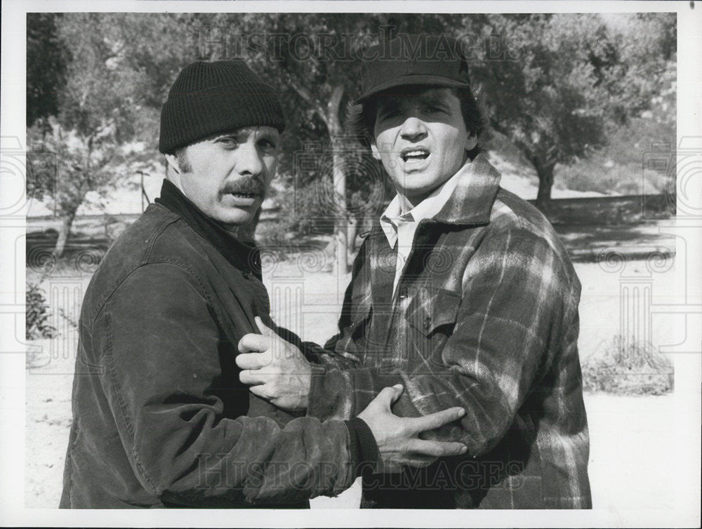 1980 Press Photo &quot;Freebie and the Bean,&quot; starring Tom Mason &amp; Hector Elizondo - Historic Images