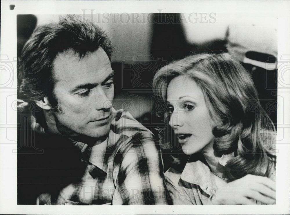 1982 Press Photo Clint Eastwood Sondra Locke Actors Every Which Way But Loose - Historic Images