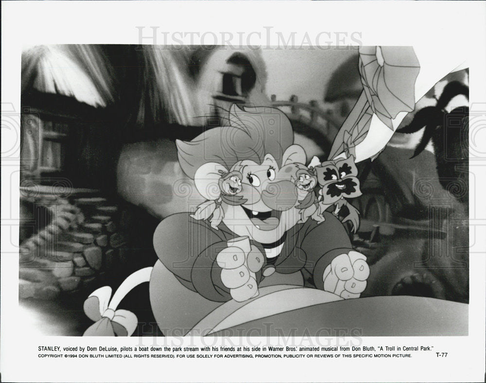 1994 Press Photo Animated film &quot;A Troll in Central Park&quot; - Historic Images