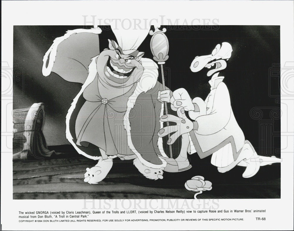 1994 Press Photo Animated film &quot;A Troll in Central Park&quot; - Historic Images