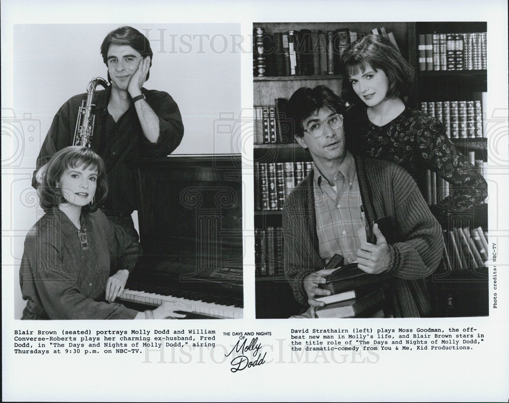 1987 Press Photo &quot;The Days &amp; Nights of Molly Dodd&quot; David Stratham,Blair Brown - Historic Images