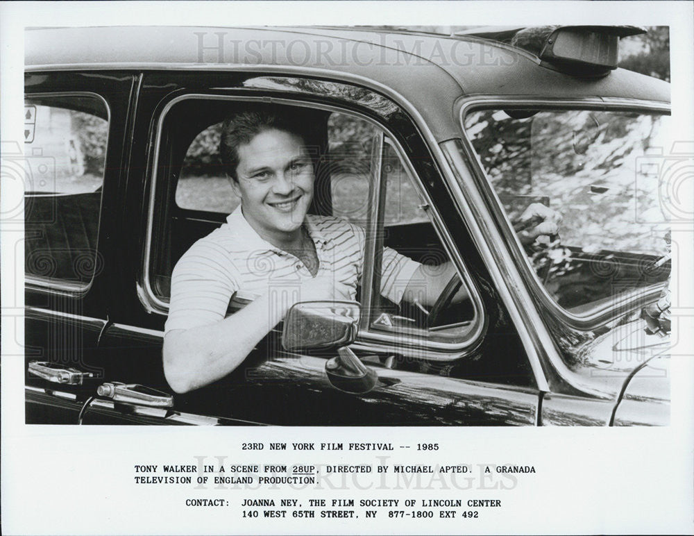 1985 Press Photo Tony Walker Actor 28up - Historic Images